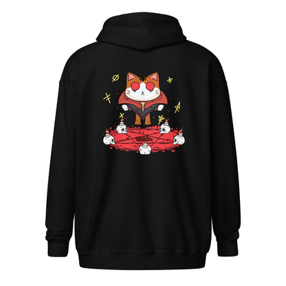 Sweat Zip "Culte du Chat"